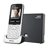Gigaset SL450A GO - Schnurloses Analog & VoIP DECT-Telefon mit Anrufbeantworter - Bluetooth -...