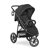 hauck Buggy Rapid 3R für Kinder bis 22 kg, Gummi Reifen, Klein Zusammenklappbar, UV-Schutz 50+, mit...