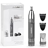 BaByliss Super-X Metal Präzisions-Detail-Trimmer – 3-in-1 Nasen-, Ohren- & Augenbrauentrimmer, 2...