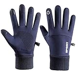 Women 's Plus mit Schnalle und warm Winter Handschuhen für Herren Ohrringe Mit Federn (Blue, One...