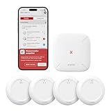 X-Sense Wassermelder WLAN mit SBS50 Basisstation, Smarter Wassermelder, App-Warnungen（nur...
