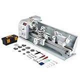 CREWORKS Mini-Drehmaschine 9 x 24 Zoll mit 3-Backen-Futter und 3000 U/min Mini-Metalldrehmaschine...