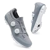 Mateju Fahrradschuhe Herren Damen SPD Mountainbike, Unisex MTB Schuhe mit Schrauben & Stollen,...