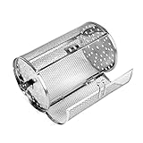 Grillrost aus Edelstahl Korb Ofen Drehspieß Grill Bratkorb Bakeware BBQ Heißluftkessel Korb für...