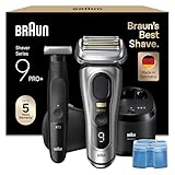 Braun Bundle mit Series 9 Pro+ Rasierer, Made in Germany, 9567cc, Silber + Series XT3 Gesicht &...