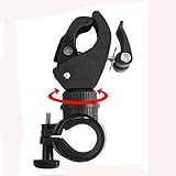 Halterung Clip Fahrradklemme 360° Halter für Taschenlampe Rotation Taschenlampe Fahrradhalterung...