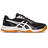 ASICS Herren Upcourt 5 Volleyballschuhe, schwarz/weiß, 46 EU