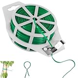 AONAYO 20 m Bindedraht,Pflanzendraht,Blumendraht,Bindedraht Grünmg,Gartendraht,Pflanzen...