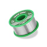 lumcov Lötzinn,Lötdraht,Bleifreies Lot mit Kolophonium Kern, Elektronik Lötdraht auf Rolle, Spule...