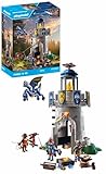 PLAYMOBIL Novelmore 71483 Ritterturm mit Schmied und Drache, spannender Kampf zwischen den...