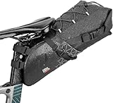 KEMIMOTO Satteltasche Fahrrad 11L, 100% wasserdichte Fahrradtasche Sattel, Rennrad Satteltasche,...