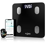 MyBEO - Digitale Bluetooth Köperfettwaage mit App – Körperanalysewaage – bis 180 kg –...