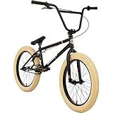 Bullseye BMX Project 501 20 Zoll Fahrrad Park Freestyle Street Bike (Schwarz/Beige)