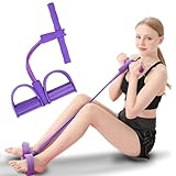 BSITSSS Bauchtrainer für Zuhause, Fitnessband Sit-Up Trainingsgeräte, Multifunktions Spannseil...