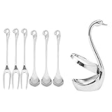 Fivetwofive 7 Stueck/Satz von Wohnkultur eleganten Inhaber Edelstahl kleine Dessert Kaffee Obst...