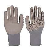 Guaber 1 Paar Anti Stich Handschuhe Anti Vibrationen Schockfeste Outdoor Sicherheitsarbeit Schutz...