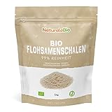 Bio Flohsamenschalen - 99 % Reinheit - 1 kg. Organic Psyllium Husk. Indishe, naturbelassen und rein....