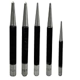 MachEl Set mit 5 Rundkopf-Stanzern mit Körnern, unverzichtbare Handwerkzeuge für Metall- und...