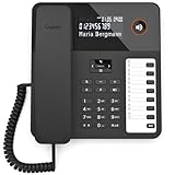 Gigaset Desk 600 - Schnurgebundenes Telefon mit 7 doppelbelegbare Direktwahltasten - Großes...