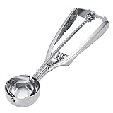 Edelstahl-Eislöffel, Schaufel, Sahneschöpfer, hochwertige Qualität, Federdesign in...