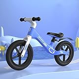 CARWERL Kleinkind Balance Fahrrad 12 Zoll leichtes und stabiles Kinder-Balance-Fahrrad Pedalfreies...