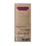 Pro DP 520 Bestecktaschen Serviettentaschen Sacchettos Hartpapier 85x200mm Havanna braun Guten...