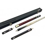 Winsport Queue Snooker Set Ronnie O'sullivan RS-3, 2-teiliger Queue, Queuekoffer, 2 Verlängerungen,...