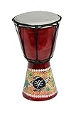 20cm Schildkröte Bemalt Djembe Trommel Bongo Drum Handtrommel Buschtrommel Percussion Kinder Fair...