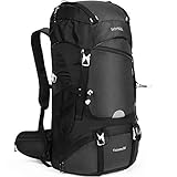 HOMIEE Wanderrucksack, 50 – 60 l, Trekkingrucksack mit Regenhülle, großer Kapazität,...