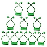 OFFSCH 10St Pflanzenclips Schiene Inhaber Wandhalterung für Pflanzen Reben Kabelhalter Plant Clips...