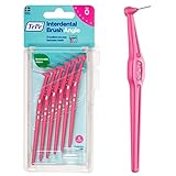 TePe Angle Interdentalbürste, Pink, 0,4mm/ISO 0, 6 Stk., Plaque-Entfernung, effiziente Reinigung...
