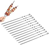 Grillspieße, Schaschlikspieße, Fleischspieße, Grill Spieße, Edelstahl Grillspieß, Spieße...