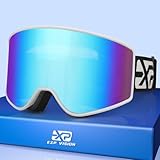 EXP VISION Skibrille, Snowboard Brille für Brillenträger Herren Damen Erwachsene Schneebrille OTG...