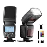PHOTOOLEX FK310 LCD Blitz Flash Speedlite für Canon Nikon Sony Panasonic Olympus Pentax Fujifilm...
