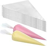 Redreo Spritzbeutel Einweg, 100 Stück 31×21cm groß Einweg Spritzbeutel Disposable Piping Bags zum...