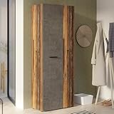 Forte NET106 Schrank 70 180, Mehrzweckschrank, Staubsaugerschrank, Abstellraum, Drehtürenschrank,...