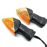 QIULKU Blinker Motorrad,Motorrad Blinker Anzeige Licht Blinker Fit for Z750S ZX-6R ZX-6RR KLE...