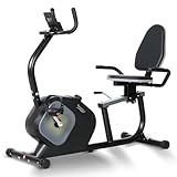 Novonova Liegeergometer für Zuhause mit 16 verstellbaren Widerstandsstufen, Magnetische...