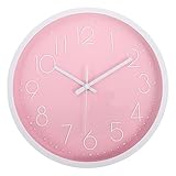 Yardenfun Wanduhr Kinderzimmer Leise Batteriebetriebene Dekorative Uhr Modernes Design Langlebiges...