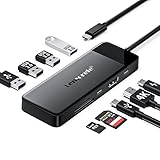 Lemorele USB C Hub -Docking Station 10 in 1, USB C Adapter mit 4K HDMI, 3 USB-A 3.0, 100W PD,...