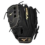 Mizuno GPM1255 Premier Series Slowpitch Softball-Handschuhe, 31,8 cm, Linke Hand, Schwarz/Gold,...