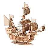Holzschiff Modelle DIY Holzpuzzle Bausatz 3D Puzzle Holzbausatz Schiffsmodell Segelschiff...