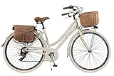 Via Veneto by Canellini Fahrrad Citybike CTB Damen Vintage Retro Via Veneto Aluminium (Creme, 50)