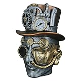 Casablanca Skulptur Steampunk Male - Dekofigur Frau Woman - Deko Wohnzimmer - Höhe 20 cm