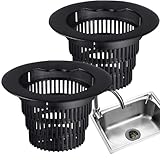jamgeery Ablaufgarnitur,Schnelle Entwässerung Ausziehbarer Stöpsel 2 Stück,Küchenspüle...