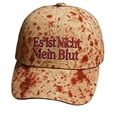 Generisch Unisex Halloween Kappe Problem Gelöst Baseball Caps Blutspritzer Printed Verstellbar...