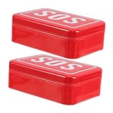 PAMINGONO 2Er-Box camping zubehör notfallbox Wasserdichte Medizinbox Metallbox...