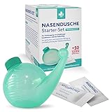 Wachters Nasendusche Starter-Set Nasendusche + 50 Beutel Wachter’s Nasenspülsalz - Bei...