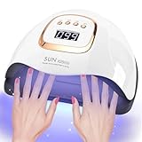 380W UV-LED-Nagellampe, professioneller Nageltrockner Gel-Lack-Licht mit 81 Perlen, UV-Nagellicht...