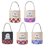 Personalisierter Halloween-Korb, individuelle Halloween-Tasche für Süßes oder Leckereien mit...